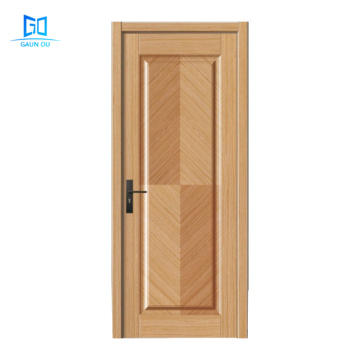 Fabricación de puertas internas Puertas de madera contrachapada de textura natural en China Go-FG3
